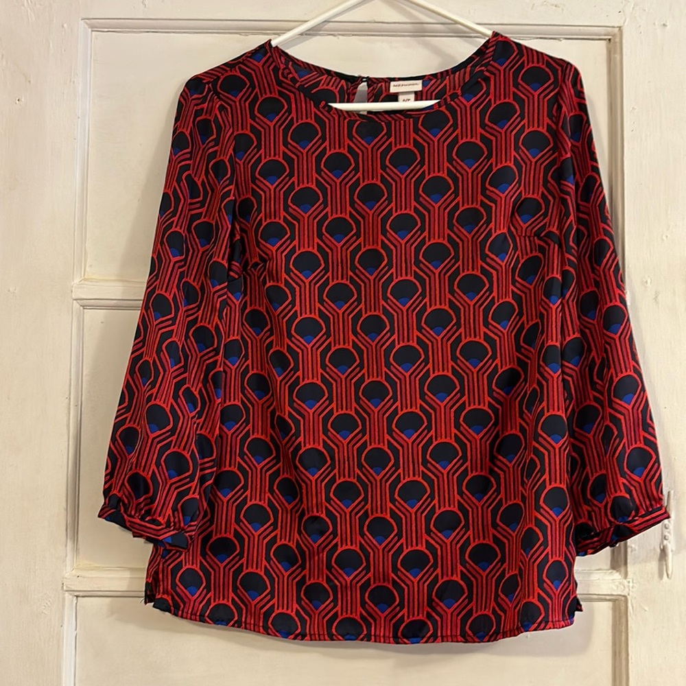 Silky Merona Women’s Printed Work Shirt